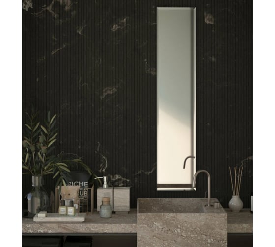 Зеркало настенное Bauform с фацетом FACET 15 EVOFORM 30х140 см SP 9055 1