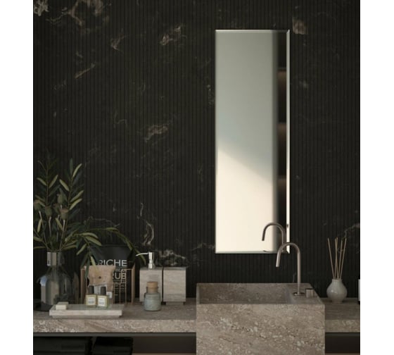 Зеркало настенное Bauform с фацетом FACET 15 EVOFORM 30х120 см SP 9063 1