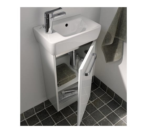 Шкафчик под раковину, 348х604х222 мм., белый матовый Geberit 862040000 00000046161