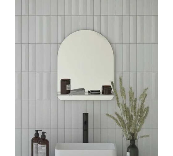 Зеркало настенное Bauform с полочкой SHELF EDGE EVOFORM 40х50 см, SP 9493 1