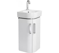 Шкафчик под раковину Geberit угловой, 425х604 мм., фасад белый глянец 862132000 00000046773