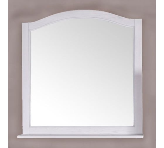 Зеркало АСБ-Мебель Модерн 105 Белый (Патина серебро) 11231 БС 1