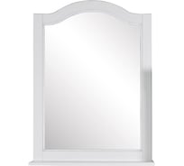 Зеркало АСБ-Мебель Модерн 85 Белый (Патина серебро) 11232 БС