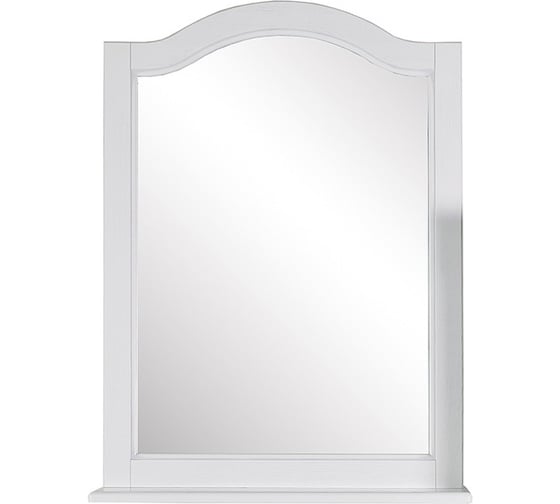 Зеркало АСБ-Мебель Модерн 85 Белый (Патина серебро) 11232 БС 1