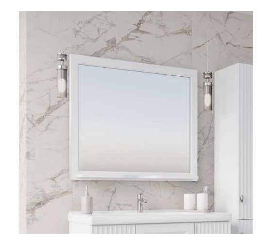 Зеркало АСБ-Мебель Федерика 100 Белый 80421 1