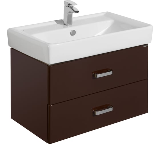 Тумба под раковину AQUATON Америна 80 темно-коричневый 1A137701AM430 1
