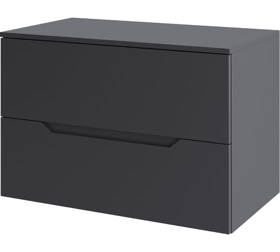 Тумба подвесная 70 столешница МДФ матовый графит ORANGE Line Li-70TugMDF X540061999 1