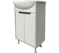 Тумба Runo Эконова 50 серо-оливковая под умывальник Уют 50 00-00004652