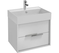 Мебель под раковину JACOB DELAFON с 2 ящиками, 60 см., корпус белый меламин EB1506-N18-N18 00000089666