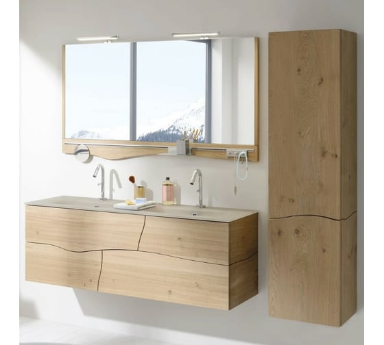 Мебель с системой push-to-open JACOB DELAFON Sherwood натуральный дуб, 100 см., 2 ящика EB1833RU-P6 00000090982