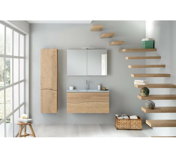 Мебель с системой push-to-open JACOB DELAFON Sherwood состаренный дуб, 100 см., 2 ящика EB1833RU-P13 00000090985
