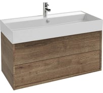 Мебель под раковину JACOB DELAFON с 2 ящиками, 100 см., корпус дуб табак EB1585-E52-E52 00000089672