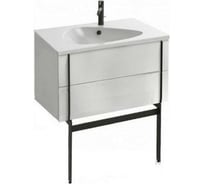 Мебель для раковины JACOB DELAFON 80 см., 80 см., 2 ящика, белый лак EB3030-G1C 00000061433