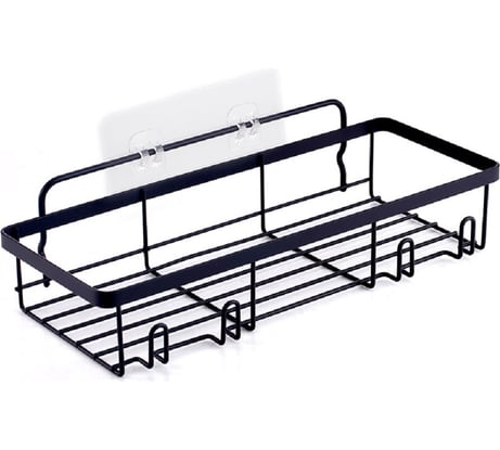 Полка подвесная прямоугольная Рыжий кот GRAPHITE 30,5*12*5,8 см 109749