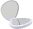 Зеркало с LED подсветкой Camelion складное, 1х/5х, двойное, 2хCR2032, белый M147-SL C01 13002 2