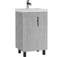 Тумба под умывальник Айсберг Bazis 50 Марта без ящика Бетон DA3508T
