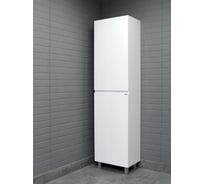 Пенал напольный Домино Graffo 50 без ящика белый глянец DGr2422P