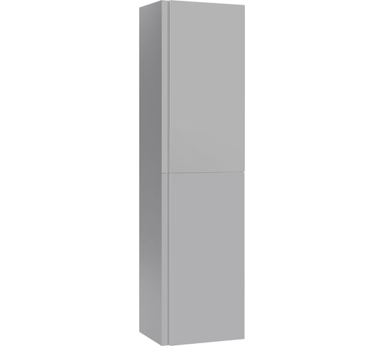 Пенал подвесной Домино 40 Graffo без ящика светло-серый матовый левый/правый DGr2426P 1