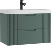 Тумба подвесная под умывальник Домино UNIT 80 Garden В2 Зеленый DG2505T