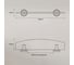 Стеклянная полка Bath Plus подвесная BX-65703 3