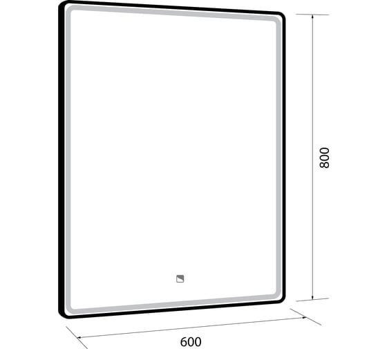 Зеркало Dreja POINT 60x80 см 99.9027