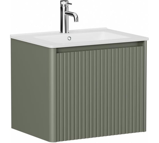 Тумба ALLEN BRAU 1.370016.CGM GRAVITY 60, 1 ящик с фрез., олива матовый (346183) 00346183 1