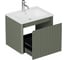 Тумба ALLEN BRAU 1.370016.CGM GRAVITY 60, 1 ящик с фрез., олива матовый (346183) 00346183 2