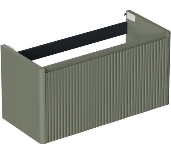 Тумба ALLEN BRAU 1.370018.CGM GRAVITY 100, 1 ящ. с фрез., олива матовый (346195) 00346195 1