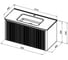 Тумба ALLEN BRAU 1.370018.CGM GRAVITY 100, 1 ящ. с фрез., олива матовый (346195) 00346195 3