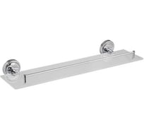 Полочка прямоугольная Санакс 50 см, стеклянная, с бортиком, матовое стекло 5 мм 1250