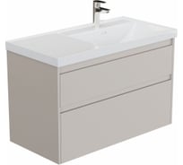Тумба Aquanet Nova Lite 2.0 100 R 2 ящика, цвет бежевый (346326) 00346326