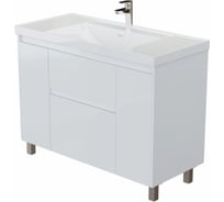 Тумба Aquanet Nova Lite 2.0 110 напольная цв. белый глянец (346342) 00346342