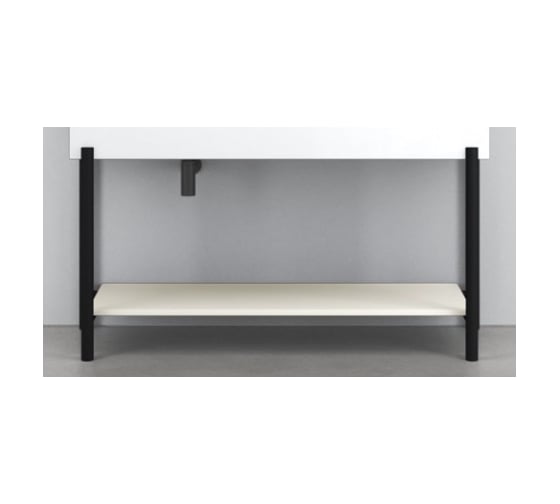 Рама для раковины CIELO PLINIO 145х48х71, цвет matt black PNST NM
