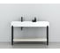 Рама для раковины CIELO PLINIO 145х48х71, цвет matt black PNST NM 2