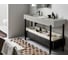 Рама для раковины CIELO PLINIO 145х48х71, цвет matt black PNST NM 3
