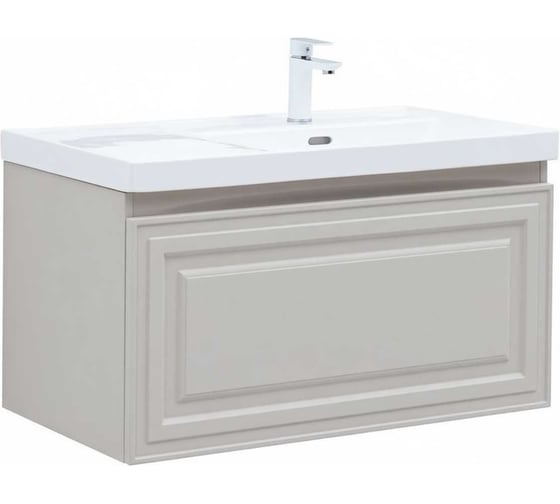 Тумба Aquanet Агата 90 1 ящик, цвет бежевый (345488) 00345488 1