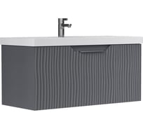 Тумба EQUIL Mirage 100, подвесная, графит софт (под раковину 78857) tpMIRAGE100.1Y-07