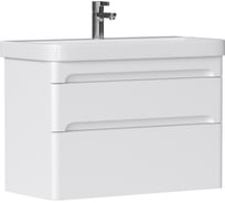Тумба EQUIL Nice 80, подвесная, 2 ящ., белая (под раковину 9595-80), tpNICE80.2Y-05