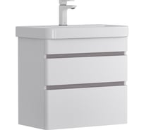 Тумба EQUIL Soldi 70, подвесная, 2 ящ., белый софт (под раковину 9595-70), tpSOLDI70.2Y-04
