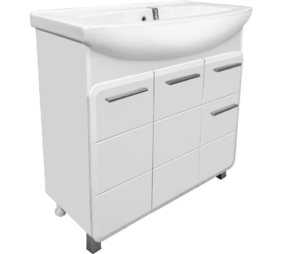 Тумба Runo Эрика 85 (ум-к Элеганс 85) 00-00004915 1