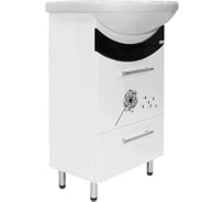 Тумба для ванной MIXLINE РАДУГА-50 ОДУВАНЧИК под раковину Уют-50 Rosa 558139