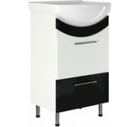 Тумба для ванной MIXLINE РАДУГА-50 черная под раковину Уют-50 Rosa 558140