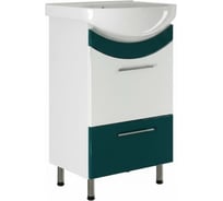 Тумба для ванной MIXLINE РАДУГА-50 зеленая под раковину Уют-50 Rosa 558138