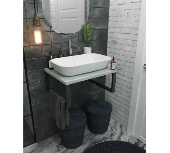 Столешница 1Marka GRUNGE LOFT 60 Бетон светлый Ц0000001586
