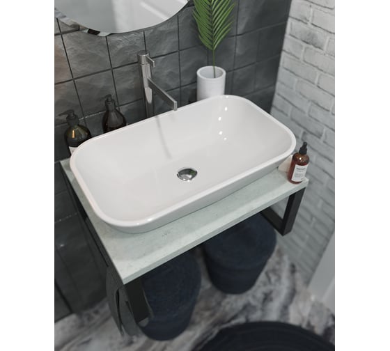 Столешница 1Marka GRUNGE LOFT 60 Бетон светлый Ц0000001586
