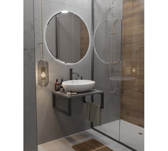 Столешница 1Marka GRUNGE LOFT 60 Бетон темно-серый Ц0000001585