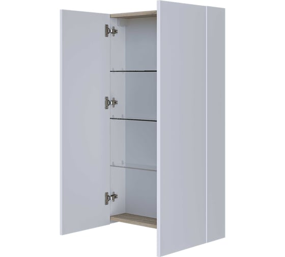 Шкаф-пенал в ванную 1Marka Gaula 60П 2д. White У92521