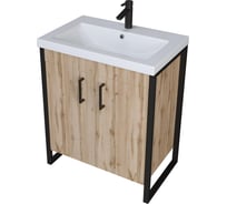 Тумба под раковину в ванную 1Marka Grunge Loft 70 см напольная Дуб Вотан Ц0000008499