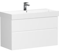 Тумба ALLEN BRAU 1.210027.WM INFINITY 100, 2 ящика, белый матовый (346298) 00346298