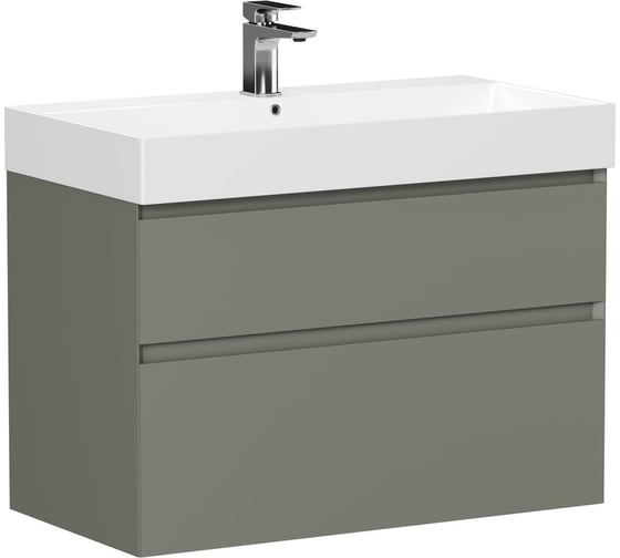 Тумба ALLEN BRAU 1.210026.CGM INFINITY 85, 2 ящика, олива матовый (346292) 00346292 1